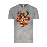 Cloud Rock reindeer christmas Vintage Tee - Zillion Design Studio