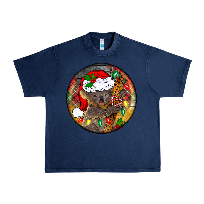 Christmas Koala Urban Heavy Tee by BarkalooDesign | Teevron