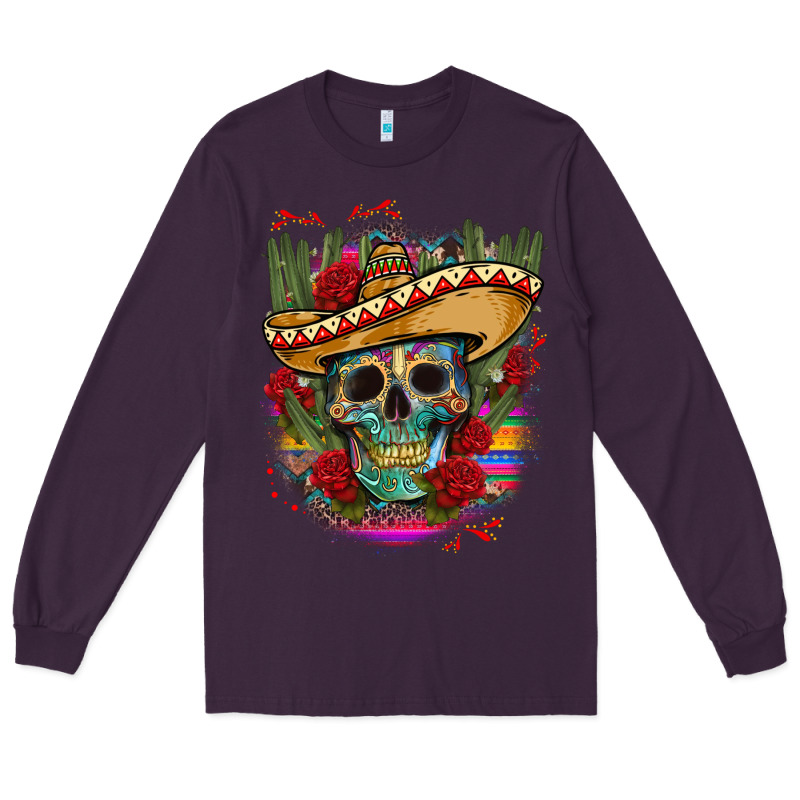 Mexican Skeleton Long Sleeve Tee by CTS Tumbler Store | Teevron