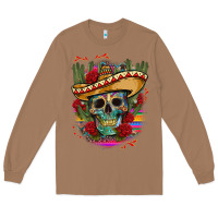 Toasted Coconut mexican skeleton Long Sleeve Tee - CTS Tumbler Store
