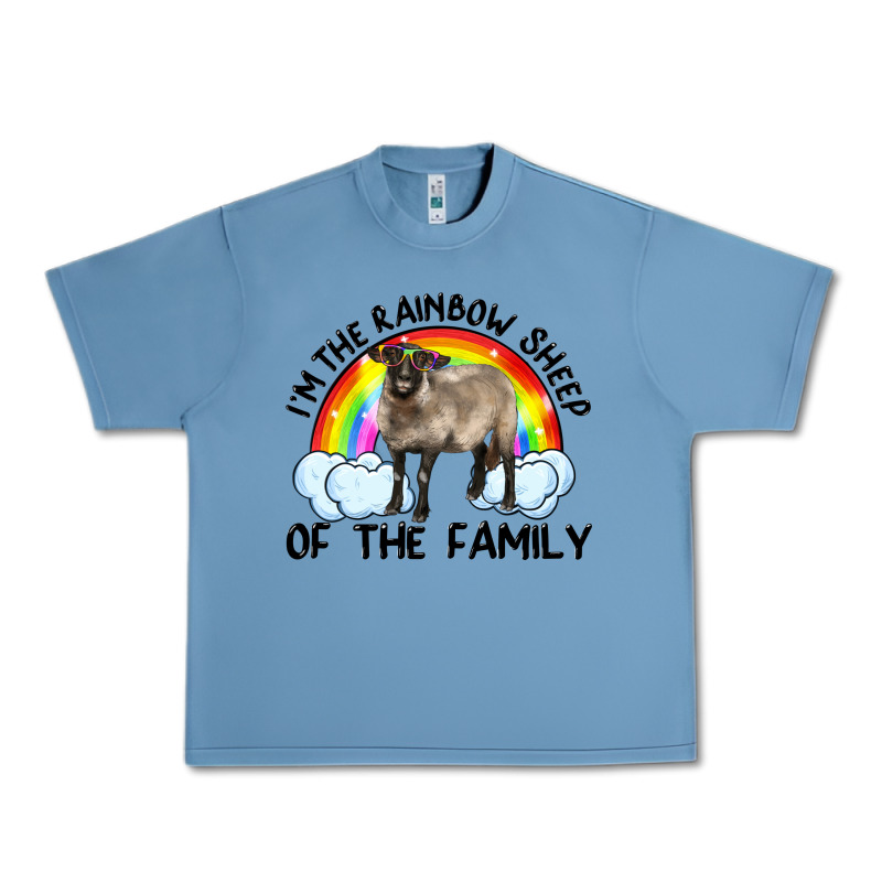 I'm The Rainbow Sheep Of The Family Suffolk Sheep Black Face Sheep Urban Heavy Tee by RanaPortraitStore | Teevron