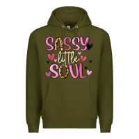 Army Green sassy little soul Premium Hoodie - MaliasSmallBusiness
