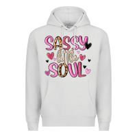 Dove Grey sassy little soul Premium Hoodie - MaliasSmallBusiness