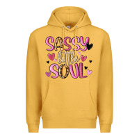 Mustard sassy little soul Premium Hoodie - MaliasSmallBusiness