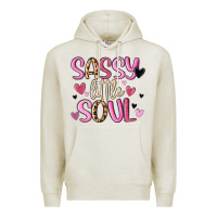 Oatmeal Heather sassy little soul Premium Hoodie - MaliasSmallBusiness