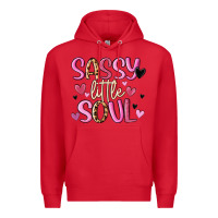 Red sassy little soul Premium Hoodie - MaliasSmallBusiness
