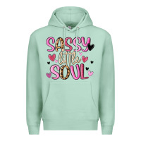 Seafoam sassy little soul Premium Hoodie - MaliasSmallBusiness