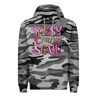 Slate Camo sassy little soul Premium Hoodie - MaliasSmallBusiness