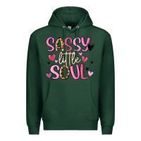 Sports Green sassy little soul Premium Hoodie - MaliasSmallBusiness