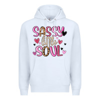 White sassy little soul Premium Hoodie - MaliasSmallBusiness