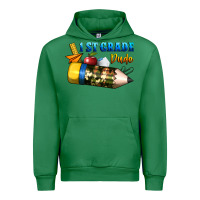 Emerald 1 st grade dude Urban Hoodie - BundleAndBundleShop