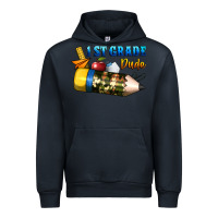 Navy 1 st grade dude Urban Hoodie - BundleAndBundleShop