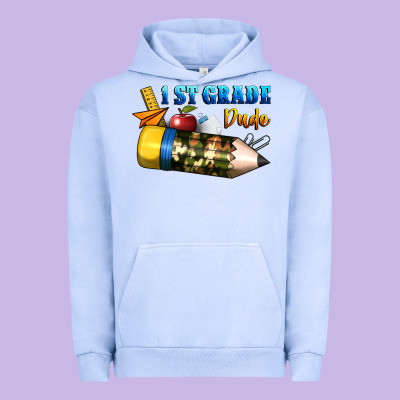 1 St Grade Dude Urban Hoodie Designed By Bundleandbundleshop