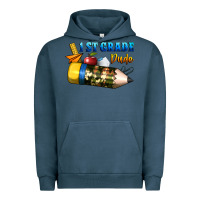 Pigment Midnight Navy 1 st grade dude Urban Hoodie - BundleAndBundleShop