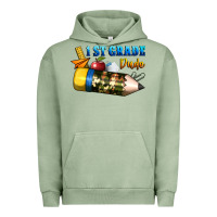 Pigment Oil Green 1 st grade dude Urban Hoodie - BundleAndBundleShop
