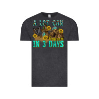 Vintage Black a lot can happen in 3 days western Vintage Tee - texasbilliewilder
