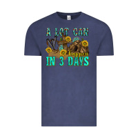 Vintage Denim a lot can happen in 3 days western Vintage Tee - texasbilliewilder