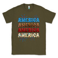 Army Green Western America Classic Tee - Neo Western