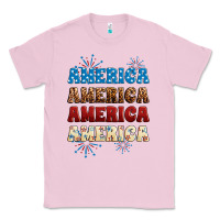 Bubblegum Pink Western America Classic Tee - Neo Western