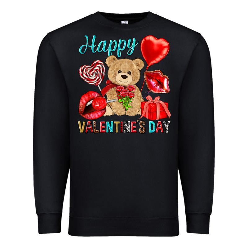 Happy Valentines Day Premium Sweatshirt by NancyCooperArtShop | Teevron