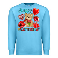 Ocean Blue happy valentines day Premium Sweatshirt - NancyCooperArtShop