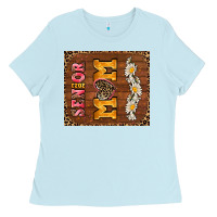 Baby Blue senior mom Ladies Tee - AdoDesignShop