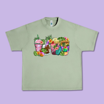 Urban Heavy Tee tropical coffee cups