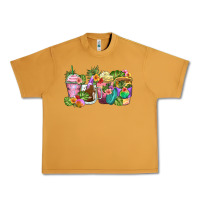 Peanut Butter tropical coffee cups Urban Heavy Tee - Zillion Design Studio