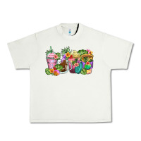 Pistachio tropical coffee cups Urban Heavy Tee - Zillion Design Studio