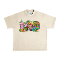 Sandshell tropical coffee cups Urban Heavy Tee - Zillion Design Studio