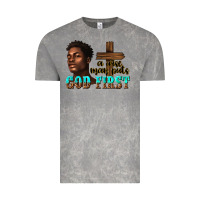A Wise Man Puts God First Vintage Tee | Teevron
