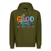 Army Green good moms say bad words Premium Hoodie - MaliasSmallBusiness