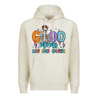 Oatmeal Heather good moms say bad words Premium Hoodie - MaliasSmallBusiness