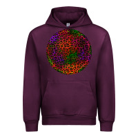 Mauve Wine halloween round earrings 2 Urban Hoodie - BundleAndBundleShop