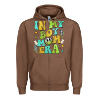 Chestnut in my boy mom era Zipper Hoodie - JahusDesignShop
