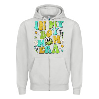 Dove Grey in my boy mom era Zipper Hoodie - JahusDesignShop