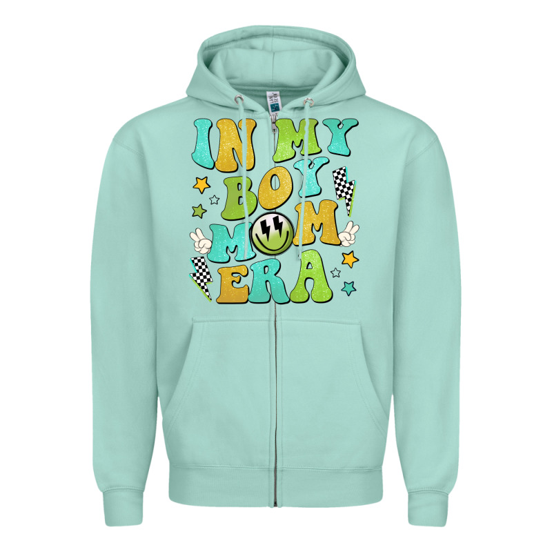 In My Boy Mom Era Zipper Hoodie by JahusDesignShop | Teevron