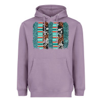 Lavender serape leopard cowhide  brushstroke Heavyweight Hoodie - AdoDesignShop
