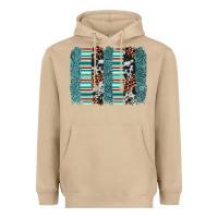 Mushroom serape leopard cowhide  brushstroke Heavyweight Hoodie - AdoDesignShop