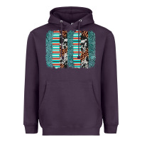 Plum serape leopard cowhide  brushstroke Heavyweight Hoodie - AdoDesignShop