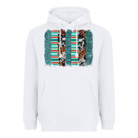White serape leopard cowhide  brushstroke Heavyweight Hoodie - AdoDesignShop