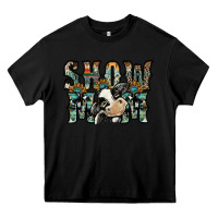 Black show mom Heavy Core Tee - SublimationCraftShop