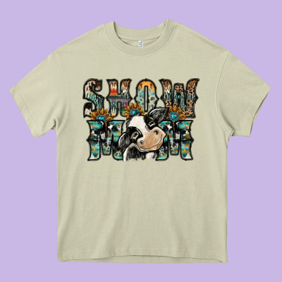 Show Mom Heavy Core Tee Designed By Sublimationcraftshop