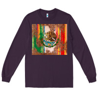 Plum mexican flag serape Long Sleeve Tee - CTS Tumbler Store