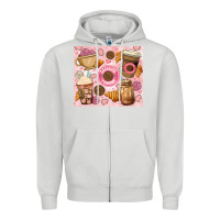 Dove Grey cafecito y chisme. Zipper Hoodie - JahusDesignShop
