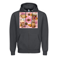 Smoke cafecito y chisme. Zipper Hoodie - JahusDesignShop