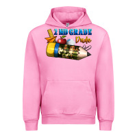 Fuchsia Pink 2 nd grade dude Urban Hoodie - BundleAndBundleShop