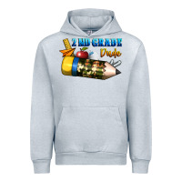 Heather Grey 2 nd grade dude Urban Hoodie - BundleAndBundleShop