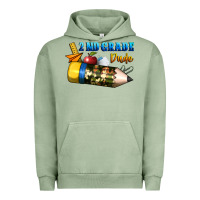 Pigment Oil Green 2 nd grade dude Urban Hoodie - BundleAndBundleShop