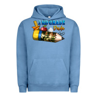 Pigment Pebble Blue 2 nd grade dude Urban Hoodie - BundleAndBundleShop